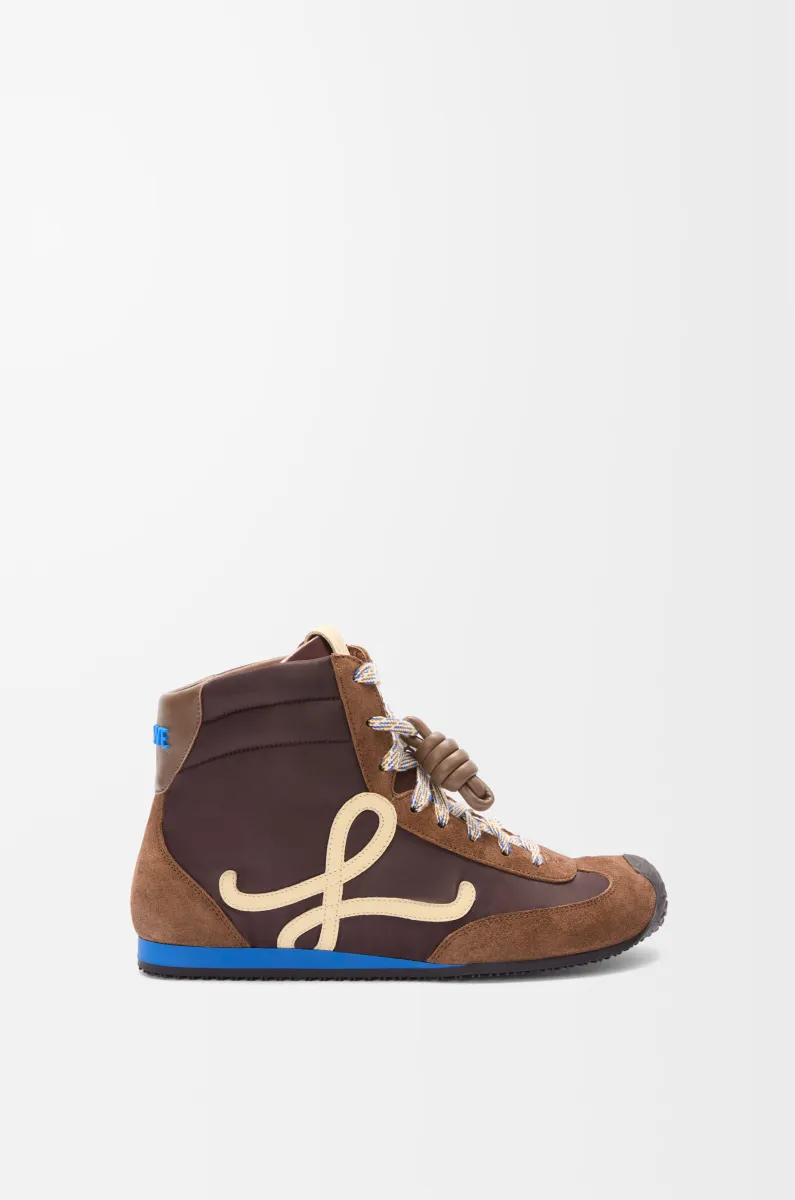 尼龙和牛皮革 Ballet Runner 2.0 高帮女士运动鞋