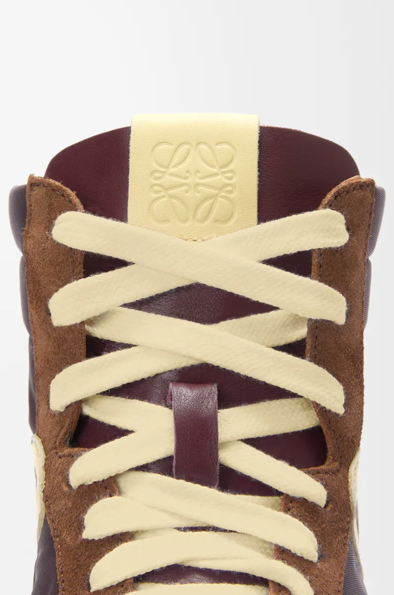 尼龙和牛皮革 Ballet Runner 2.0 高帮女士运动鞋