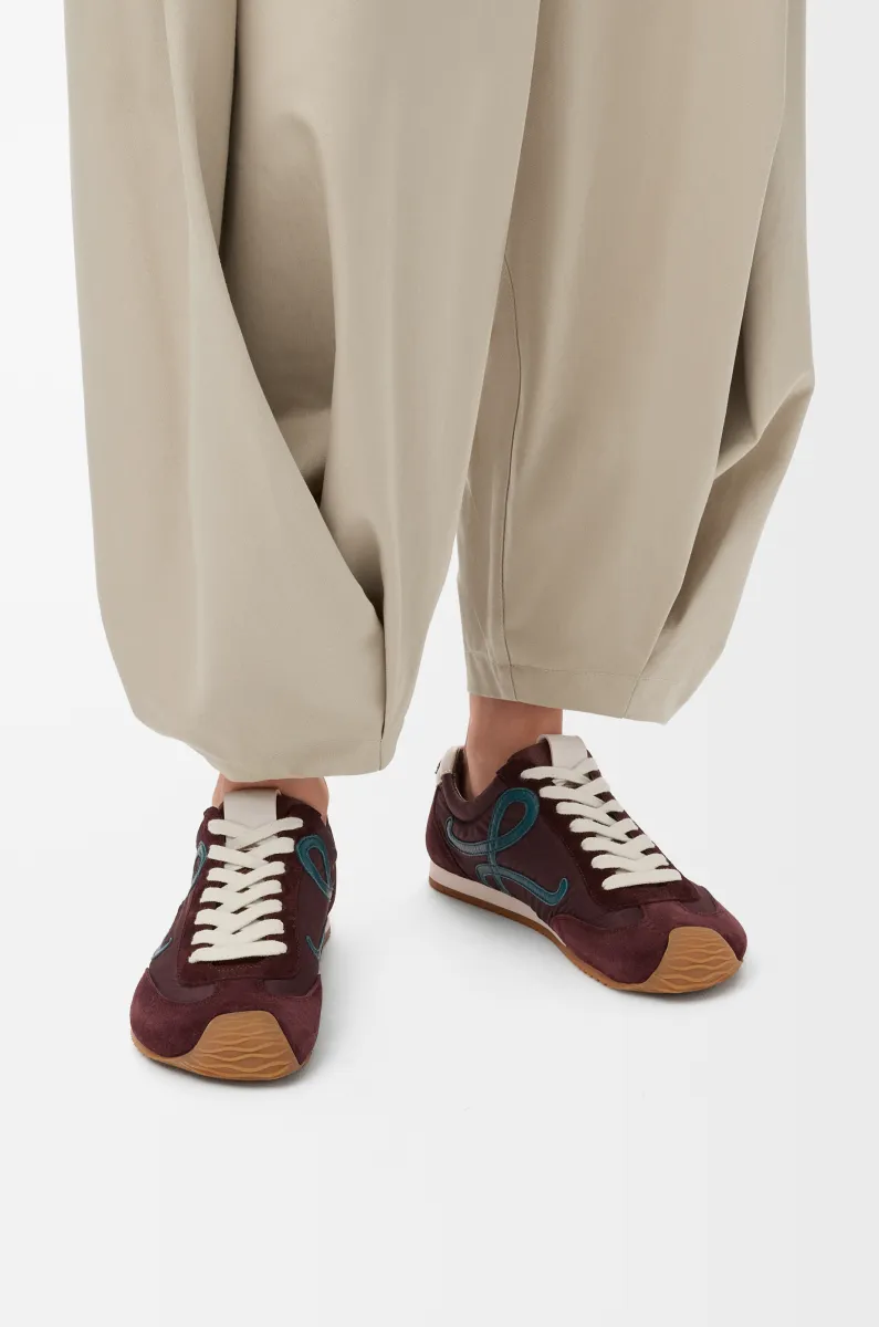 尼龙和牛皮革 Ballet Runner 2.0 女士运动鞋