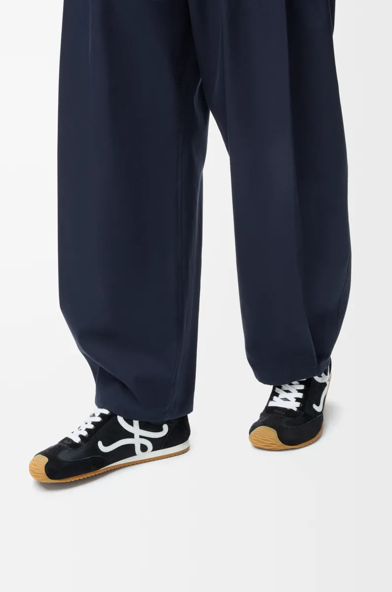 尼龙和牛皮革 Ballet Runner 2.0 女士运动鞋