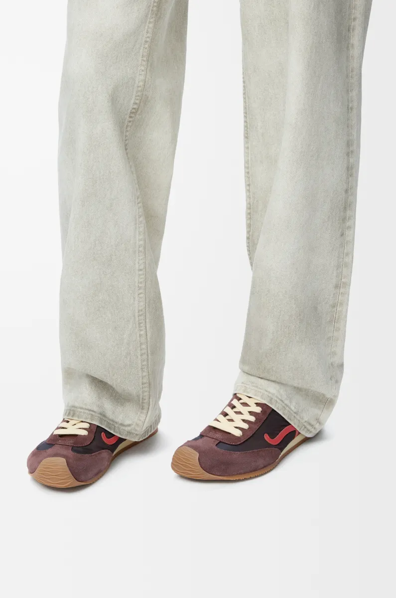 尼龙和牛皮革 Ballet Runner 2.0 女士运动鞋