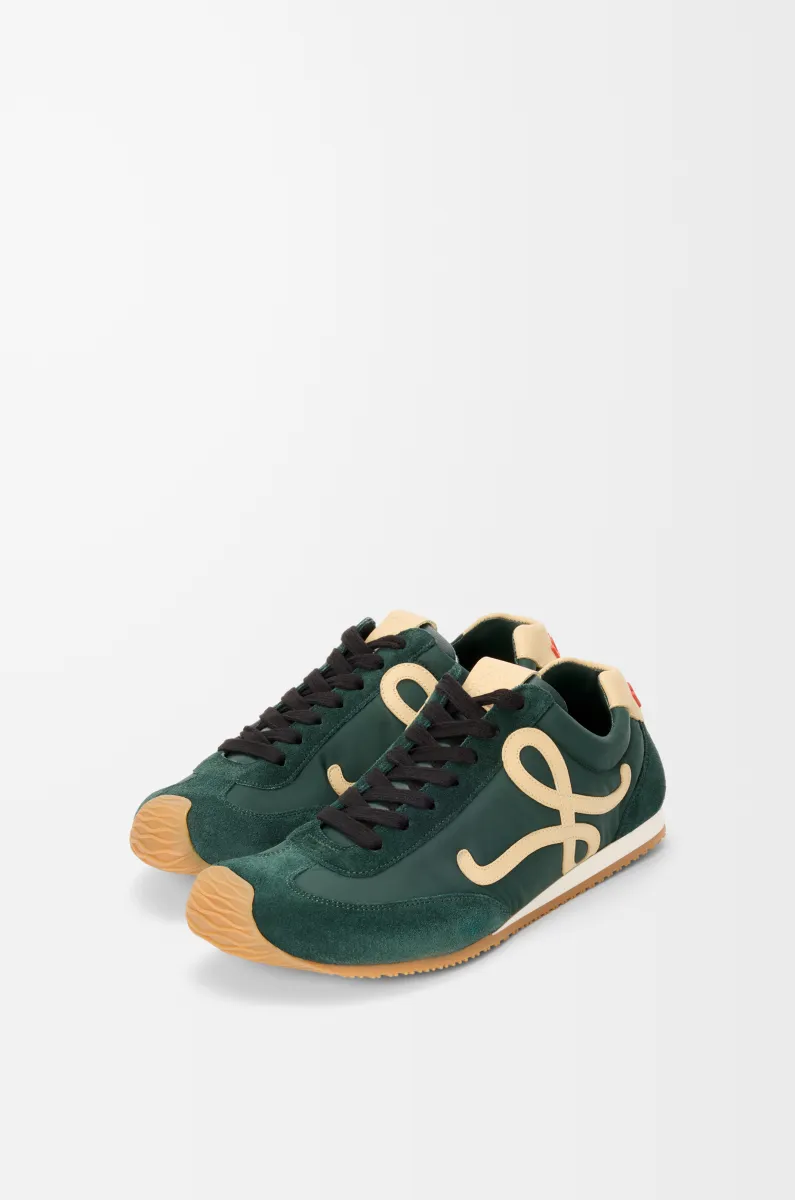 尼龙和牛皮革 Ballet Runner 2.0 女士运动鞋