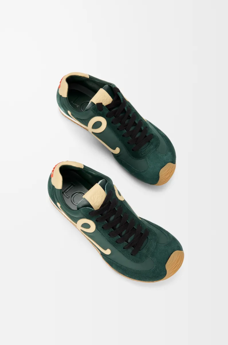 尼龙和牛皮革 Ballet Runner 2.0 女士运动鞋