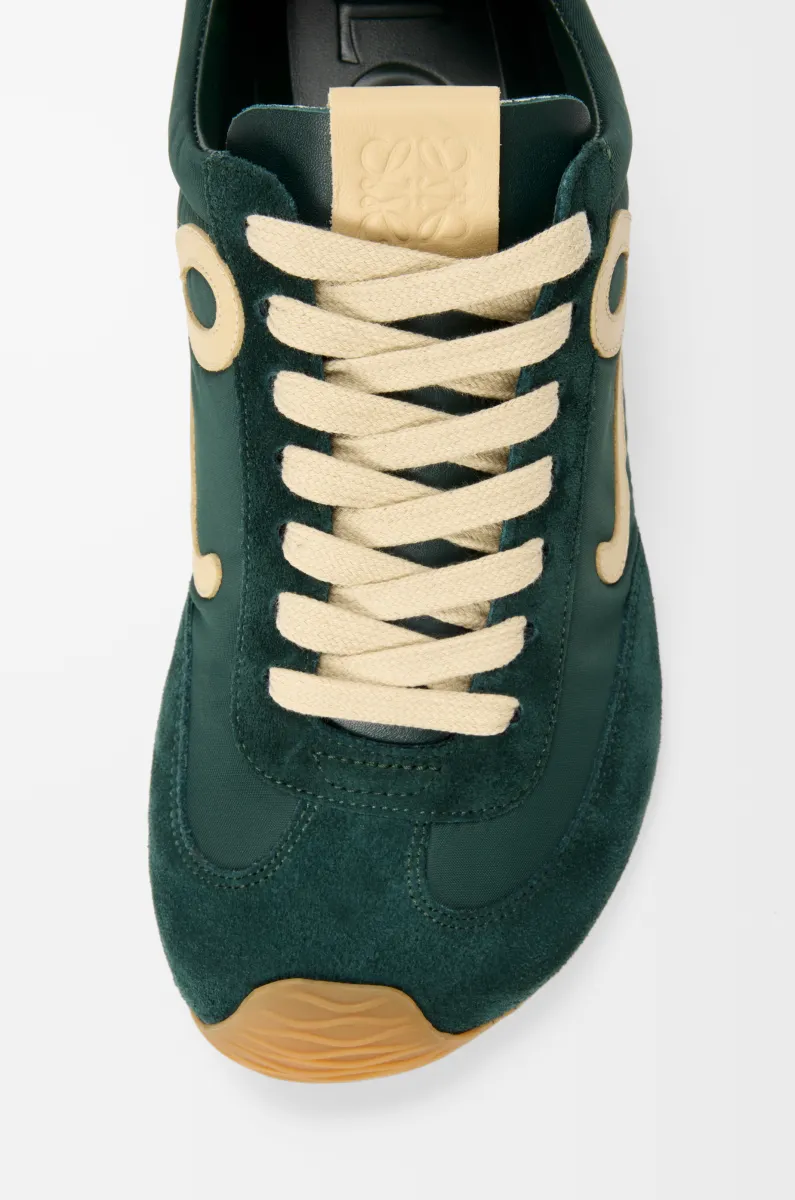 尼龙和牛皮革 Ballet Runner 2.0 女士运动鞋