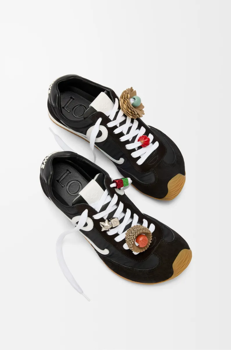 尼龙和牛皮革 Ballet Runner 2.0 女士运动鞋