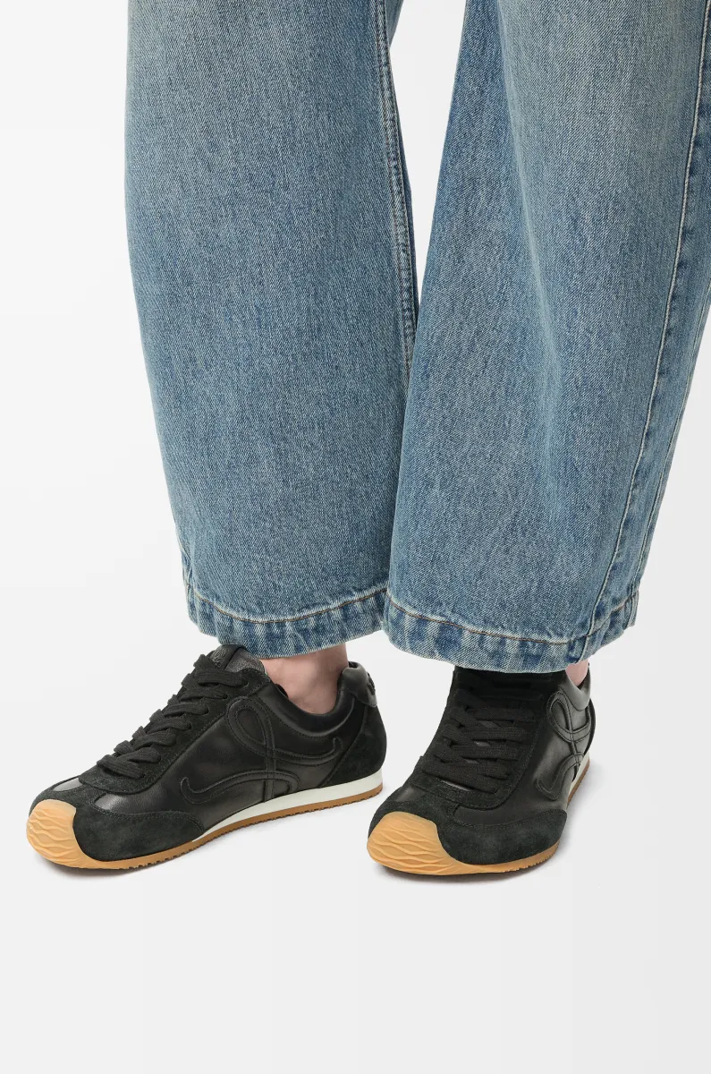 柔软牛皮革 Ballet Runner 2.0 女士运动鞋