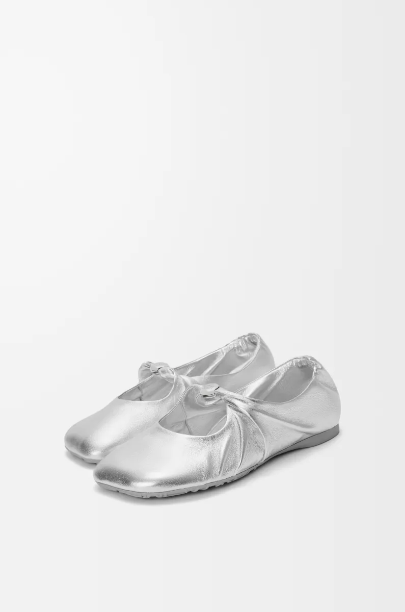 层压纳帕羊皮革 Pebble Soft 芭蕾舞鞋