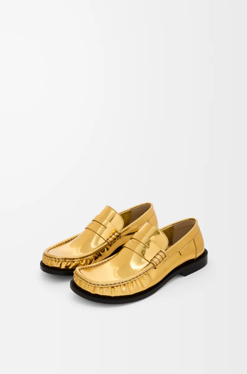 金属牛皮革 Campo 乐福鞋