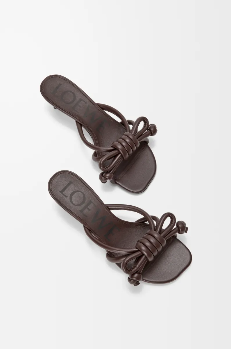 羊皮革 Flamenco Knot 凉鞋