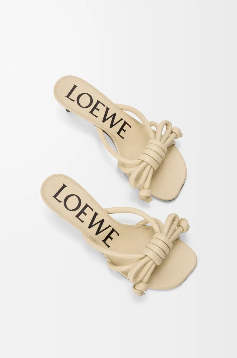 羊皮革 Flamenco Knot 凉鞋