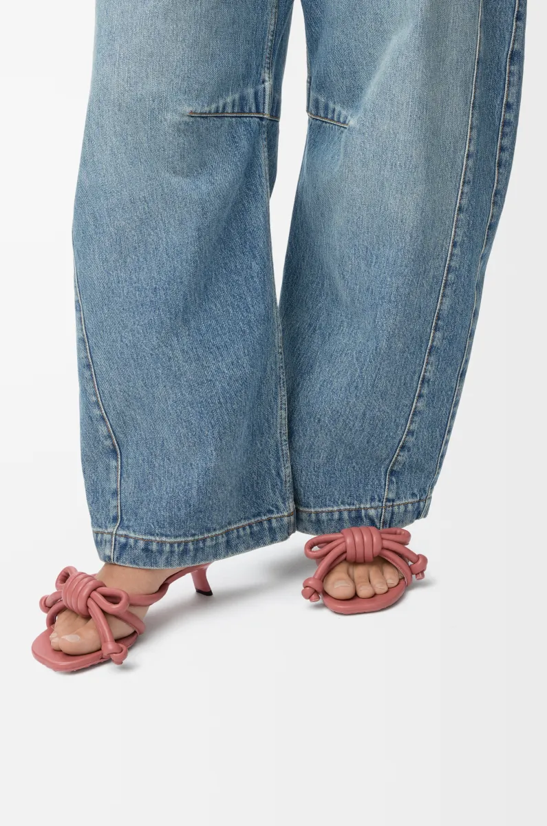 羊皮革 Flamenco Knot 凉鞋