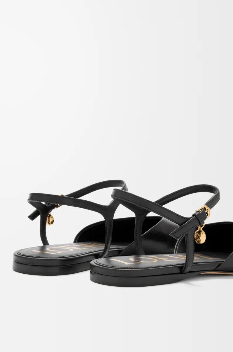 羊皮革 Toy 踝带芭蕾舞鞋