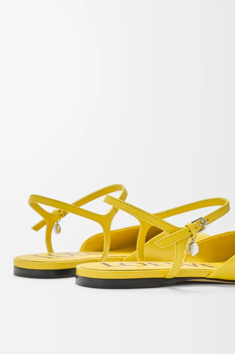 羊皮革 Toy 踝带芭蕾舞鞋