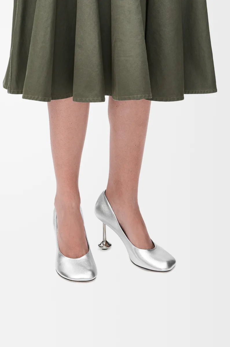 层压羊皮革 Toy 高跟鞋