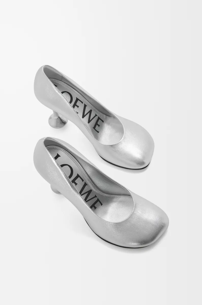 层压羊皮革 Toy 高跟鞋