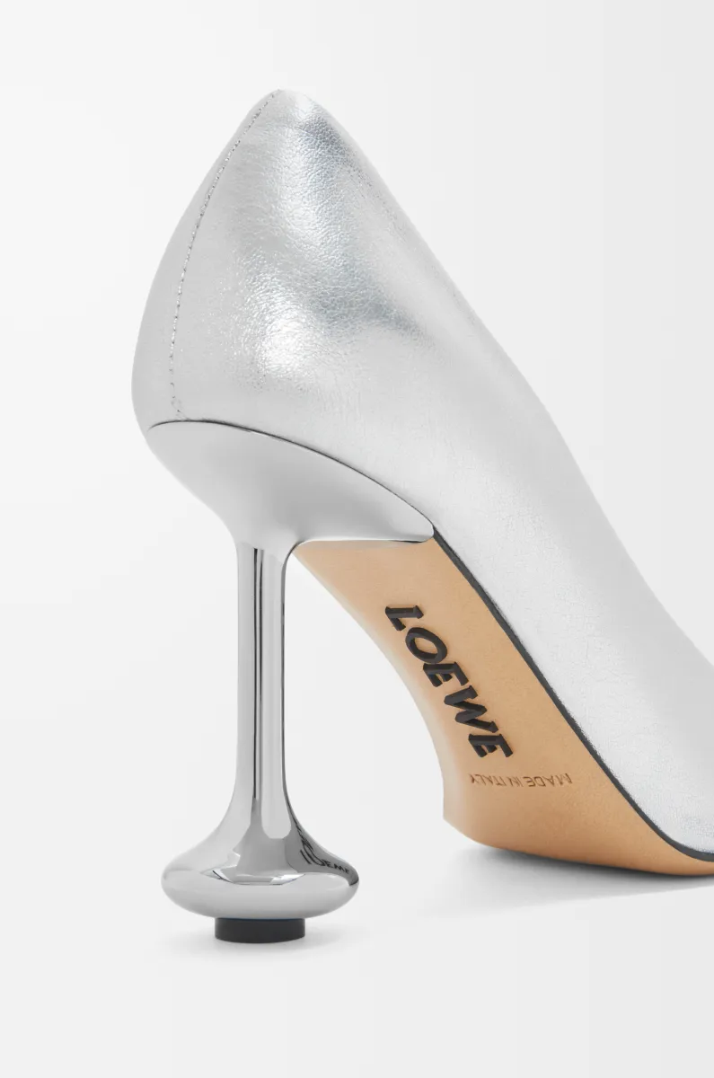 层压羊皮革 Toy 高跟鞋