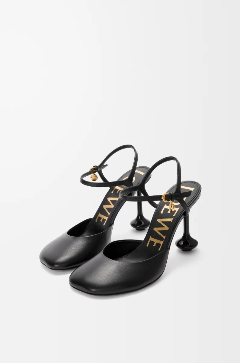 羊皮革 Toy 踝带高跟鞋