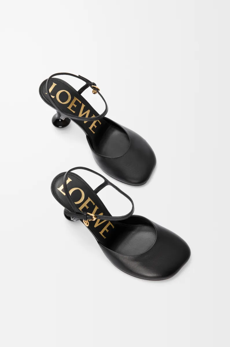 羊皮革 Toy 踝带高跟鞋