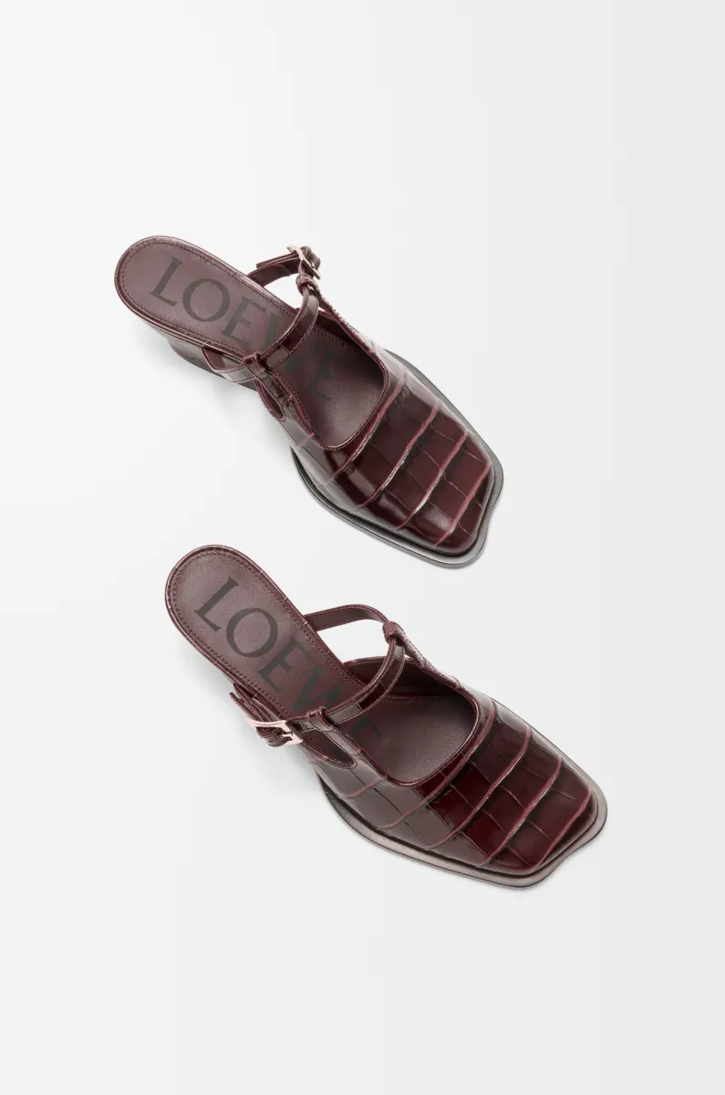 压纹牛皮革 Onda 穆勒鞋