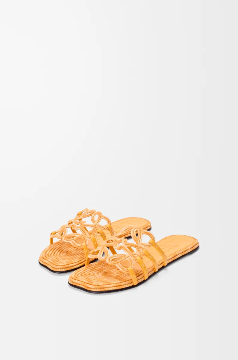 刺绣帆布 Petal Anagram 凉鞋