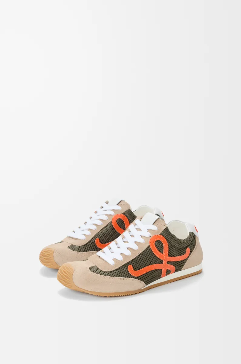 Ballet Runner 2.0 in suede and mesh