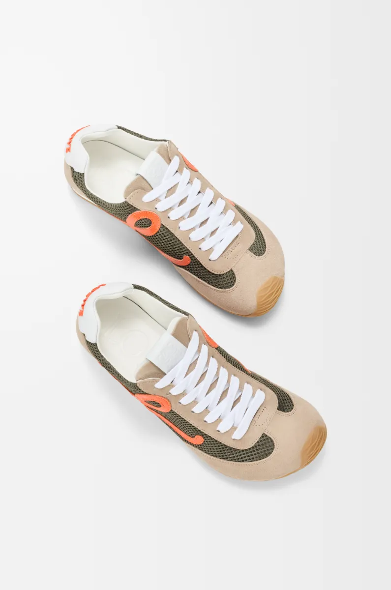 Ballet Runner 2.0 in suede and mesh