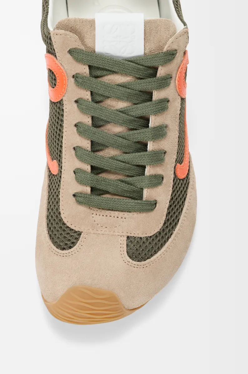 Ballet Runner 2.0 in suede and mesh