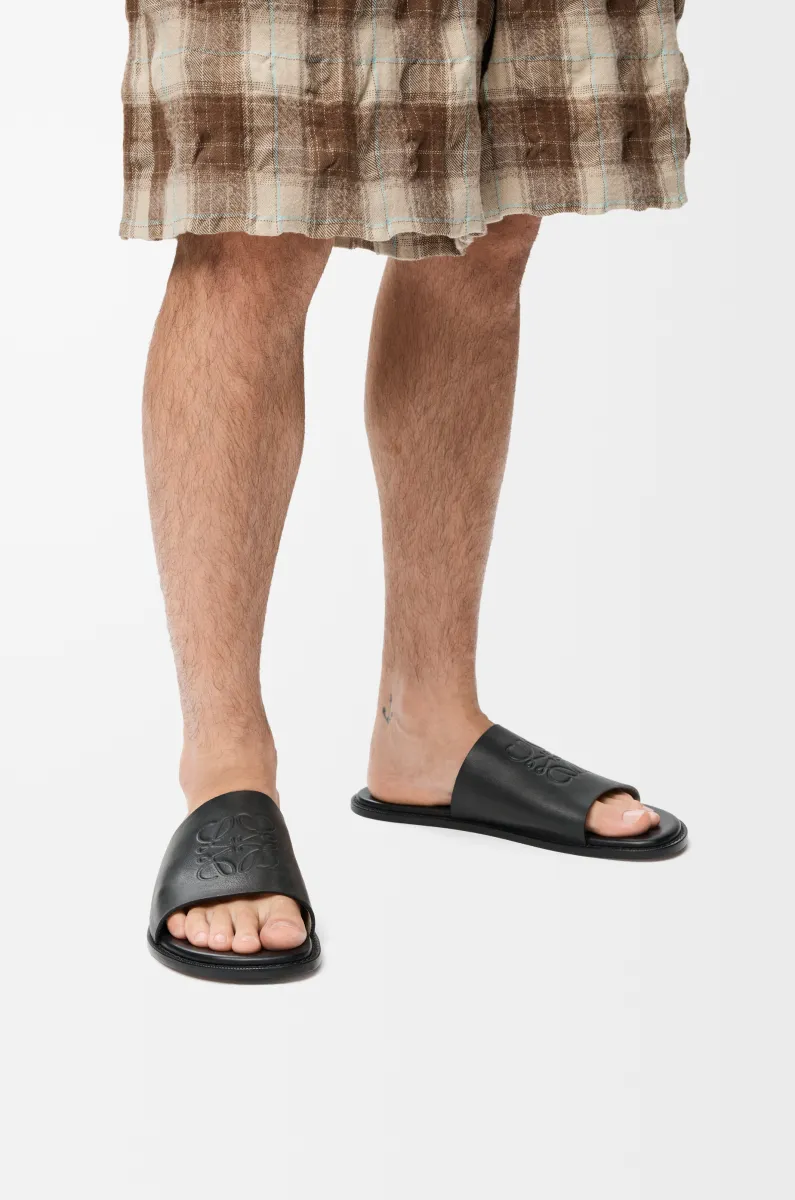 柔软牛皮革 Flex Anagram 凉鞋