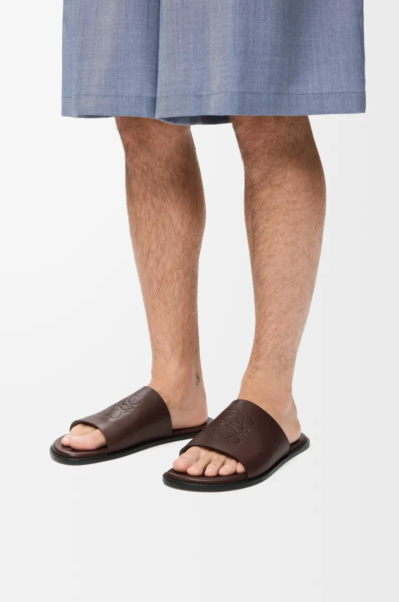 柔软牛皮革 Flex Anagram 凉鞋