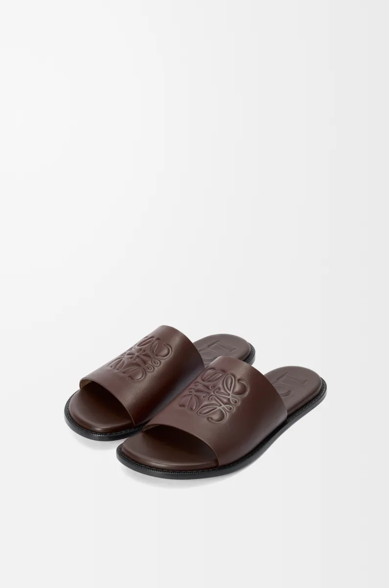 柔软牛皮革 Flex Anagram 凉鞋