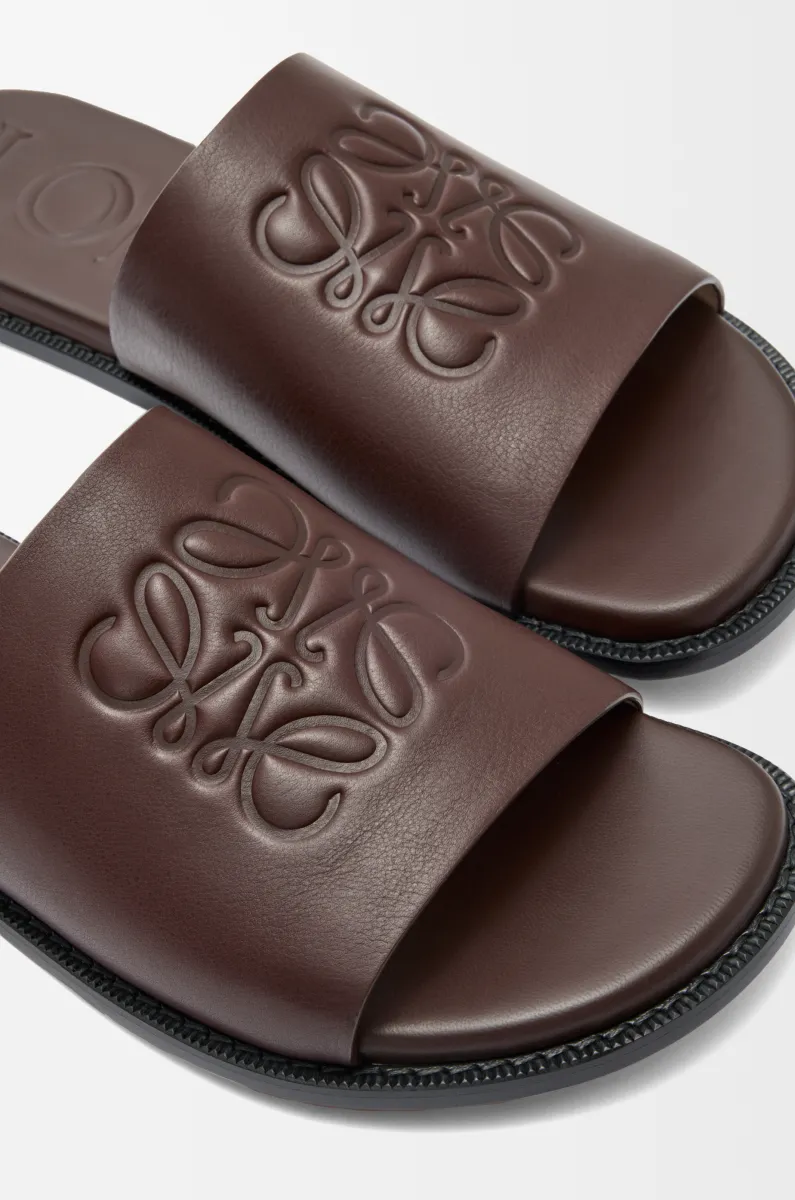 柔软牛皮革 Flex Anagram 凉鞋