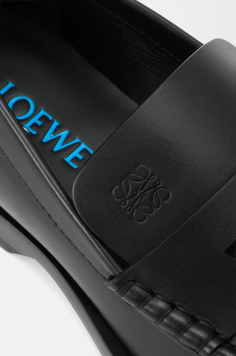 Bobine loafer in shiny calfskin