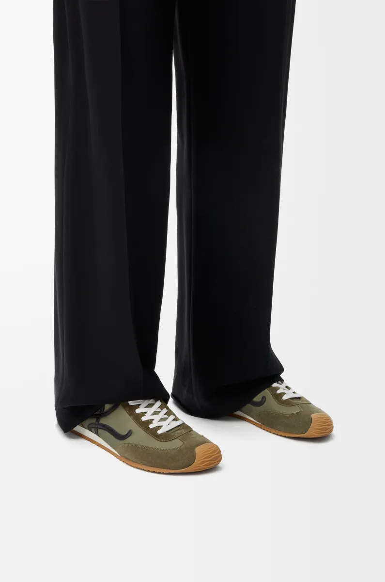 尼龙和牛皮革 Ballet Runner 2.0 男士运动鞋