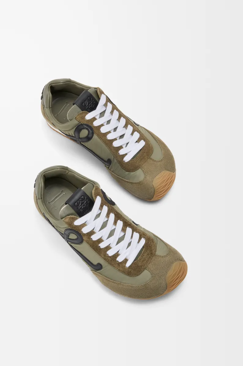 尼龙和牛皮革 Ballet Runner 2.0 男士运动鞋