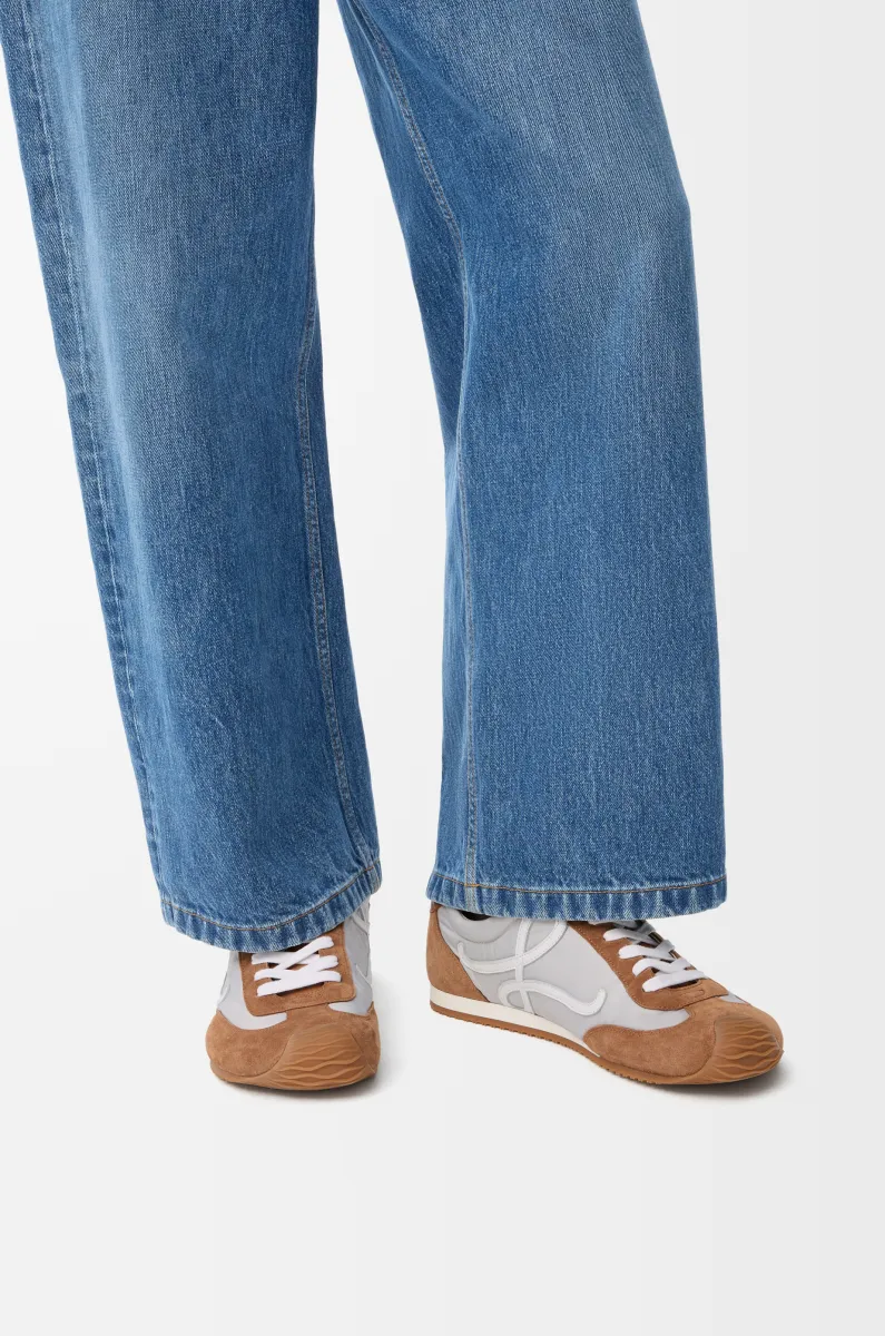 尼龙和牛皮革 Ballet Runner 2.0 男士运动鞋