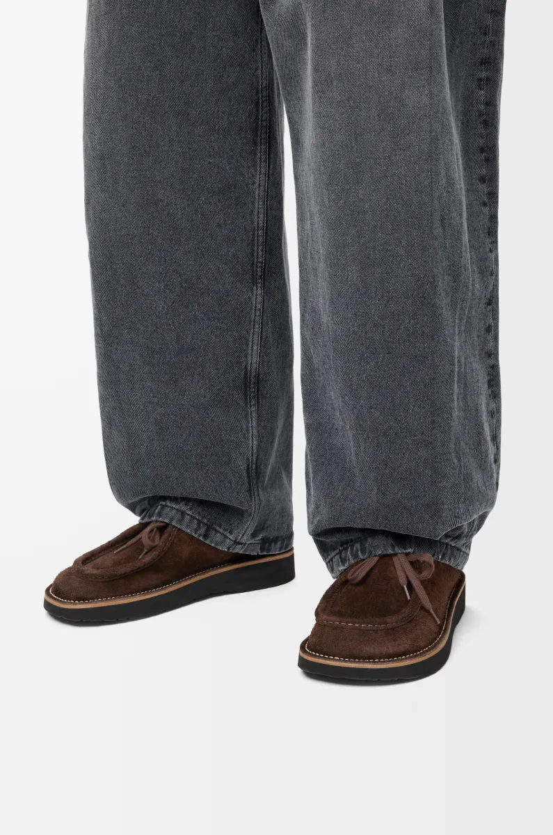 绒面牛皮革 Faro 系带鞋