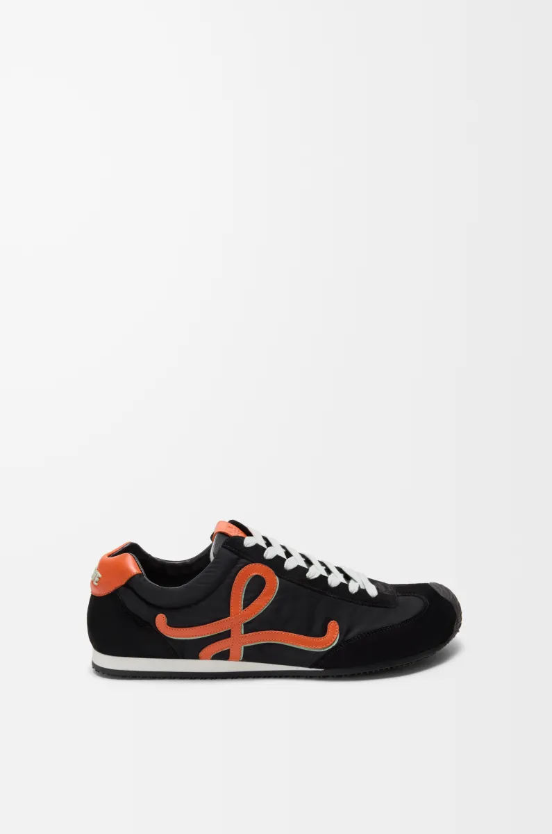 尼龙和牛皮革 Ballet Runner 2.0 男士运动鞋