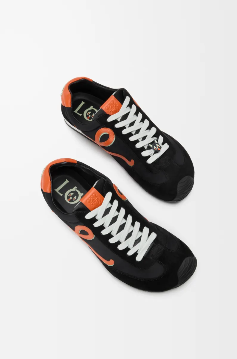 尼龙和牛皮革 Ballet Runner 2.0 男士运动鞋