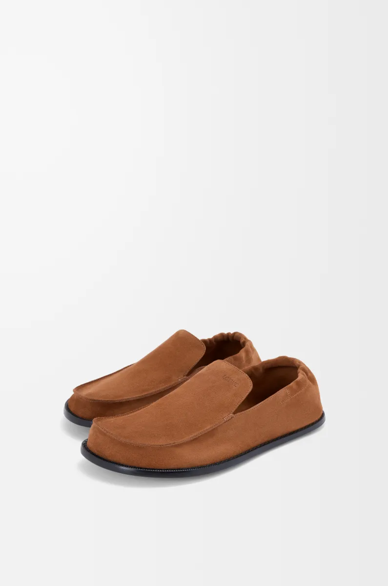 绒面革 Flex 乐福鞋