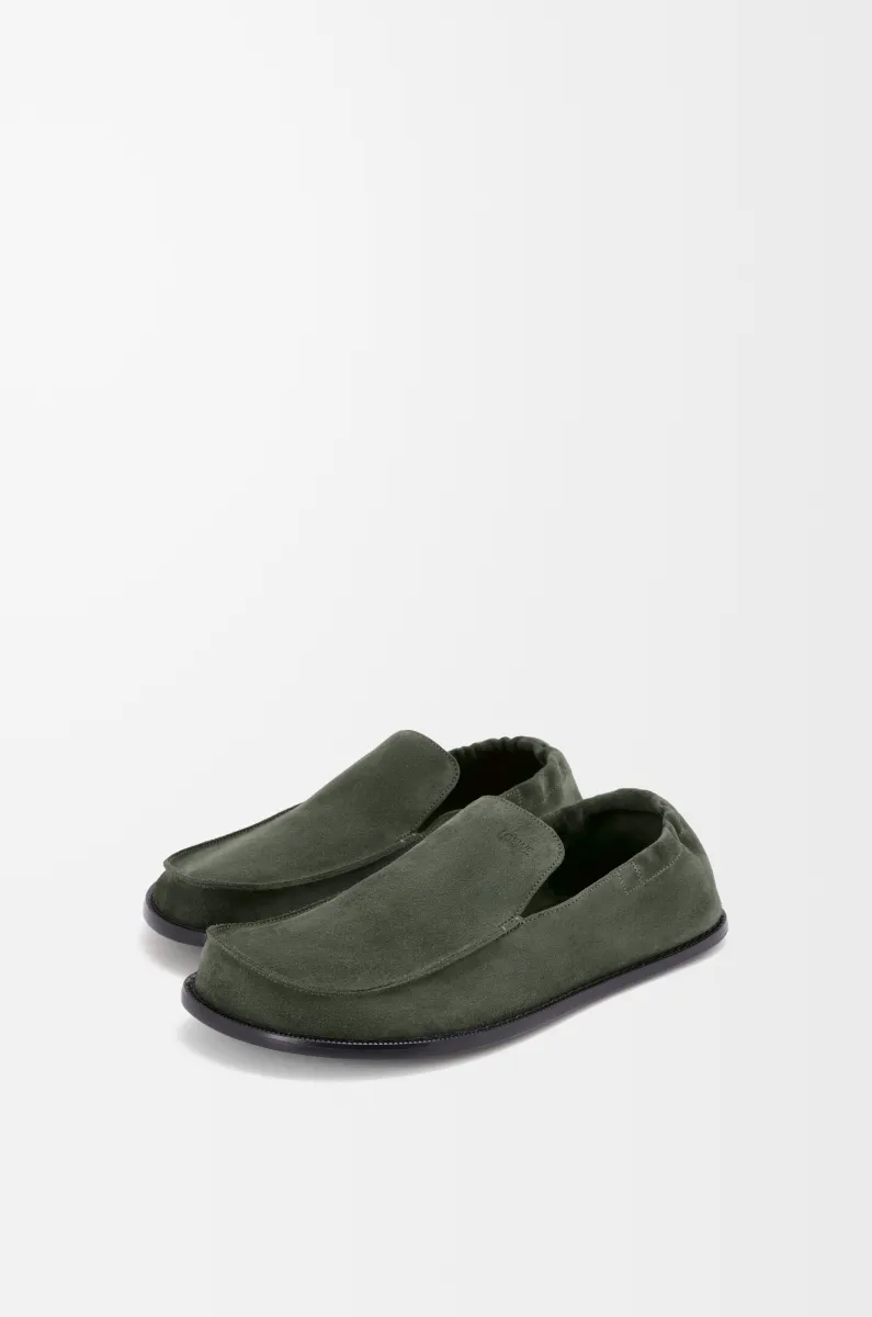 绒面革 Flex 乐福鞋