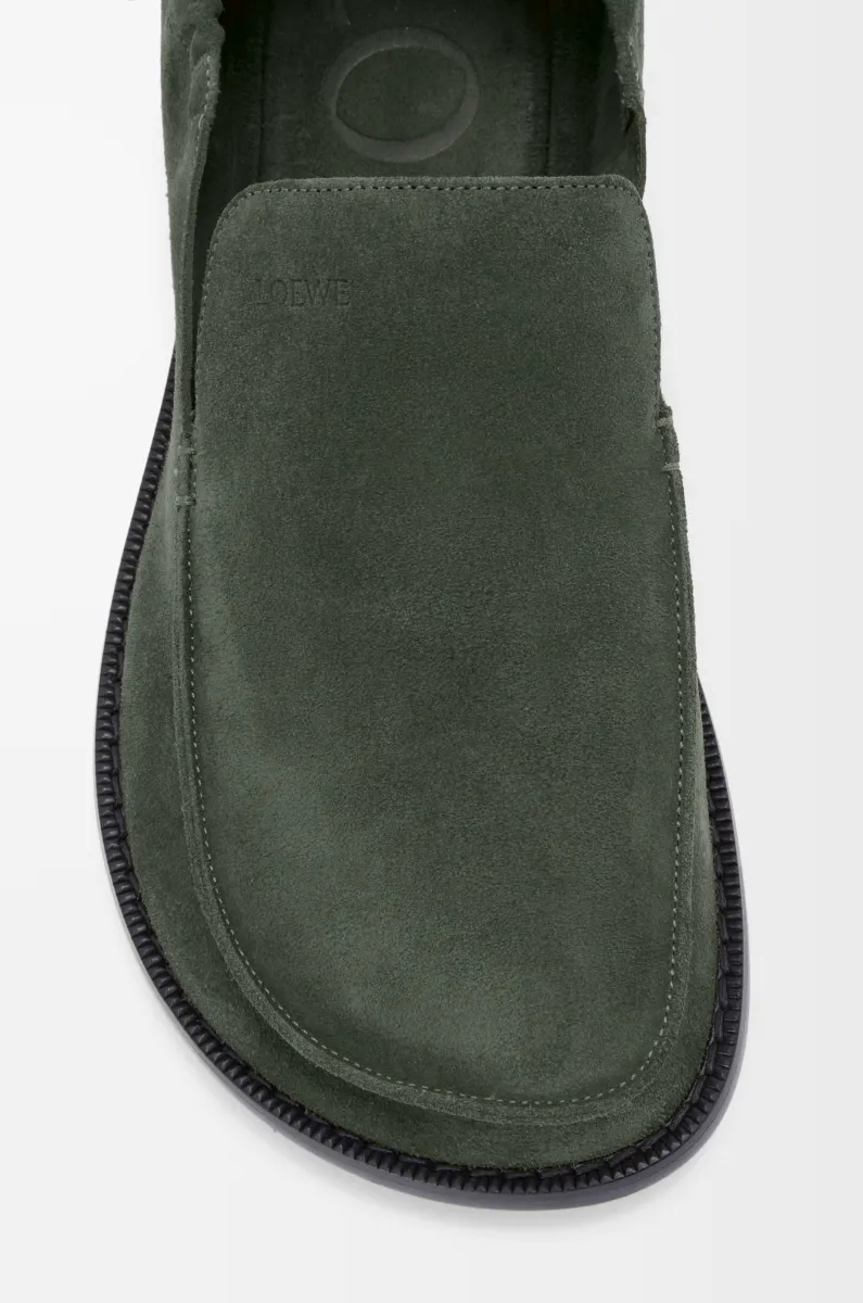 绒面革 Flex 乐福鞋