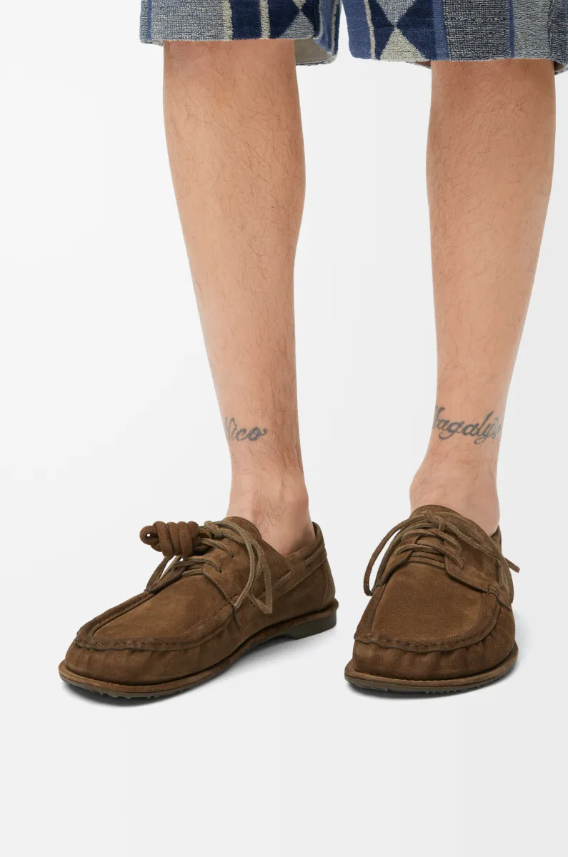 绒面牛皮革 Campo 船鞋