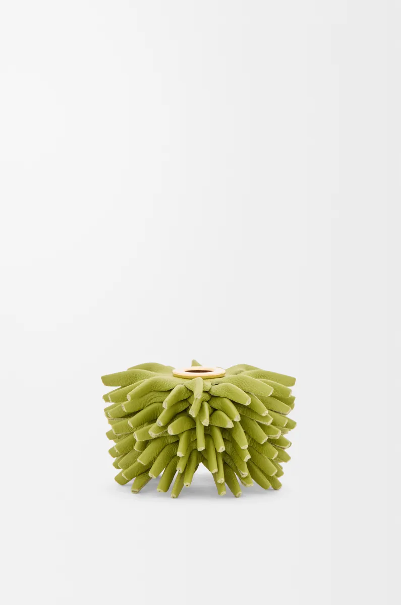 小号牛皮革花卉挂饰