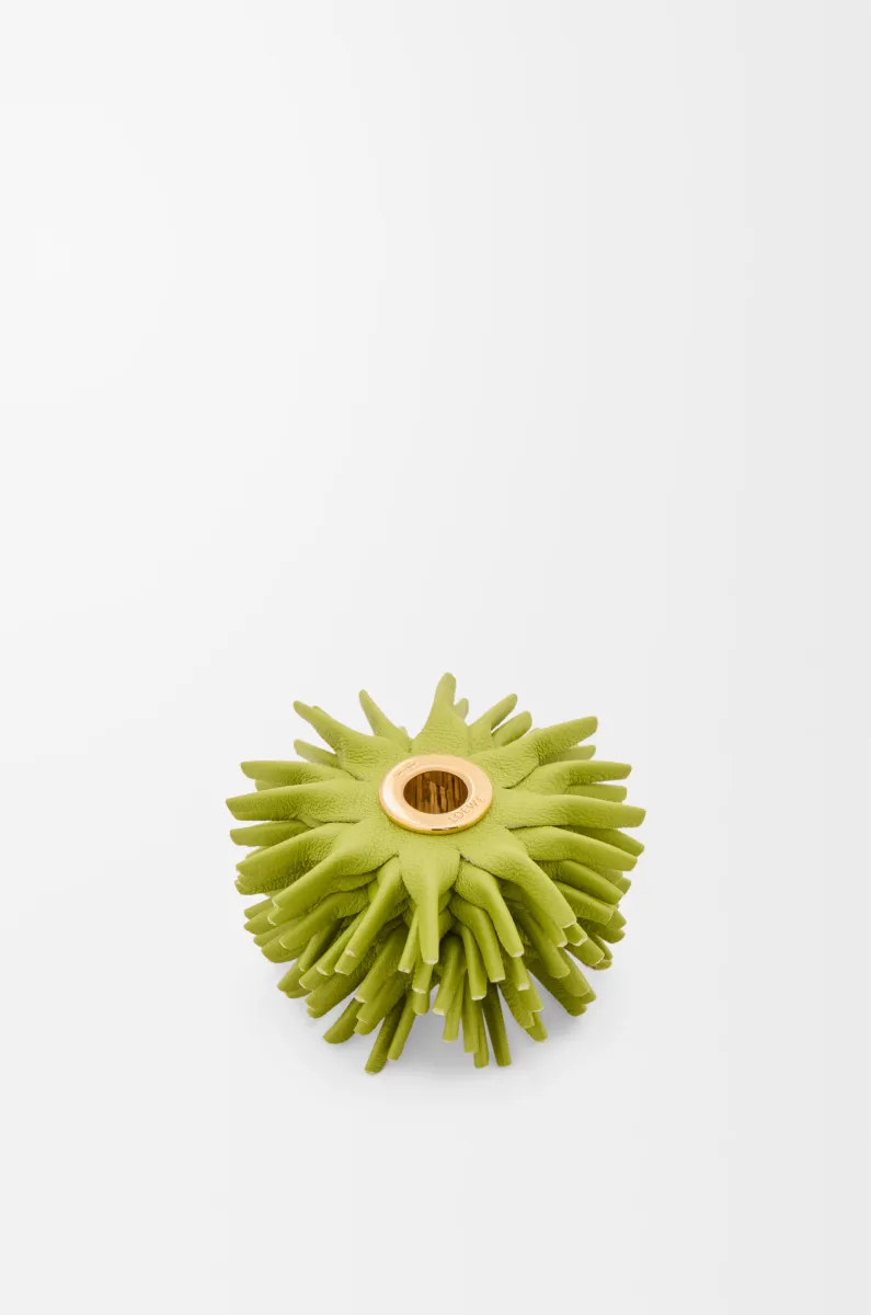 小号牛皮革花卉挂饰