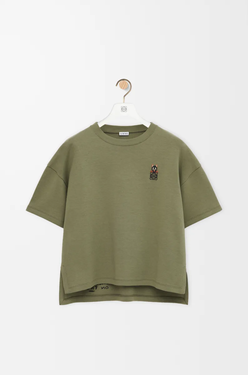 棉质混纺常规版型 T 恤