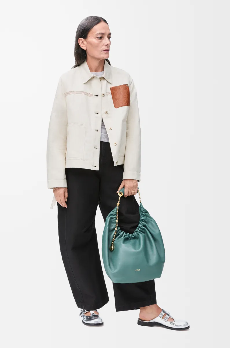 棉质和亚麻工装外套