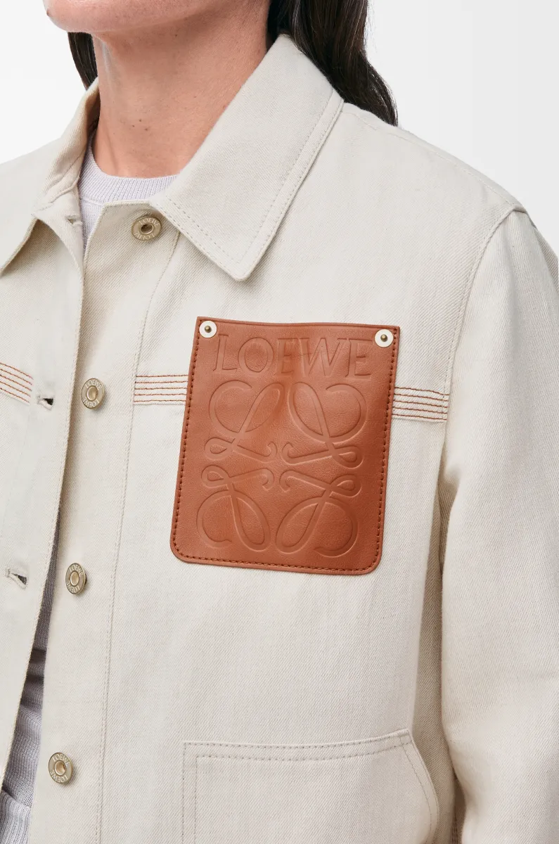 棉质和亚麻工装外套