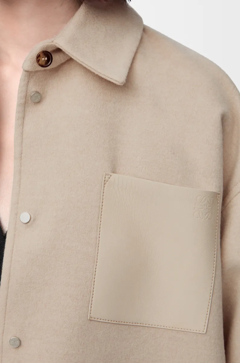 棉质和羊绒外套衬衫