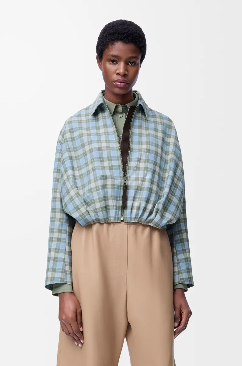 羊毛混纺垂坠夹克