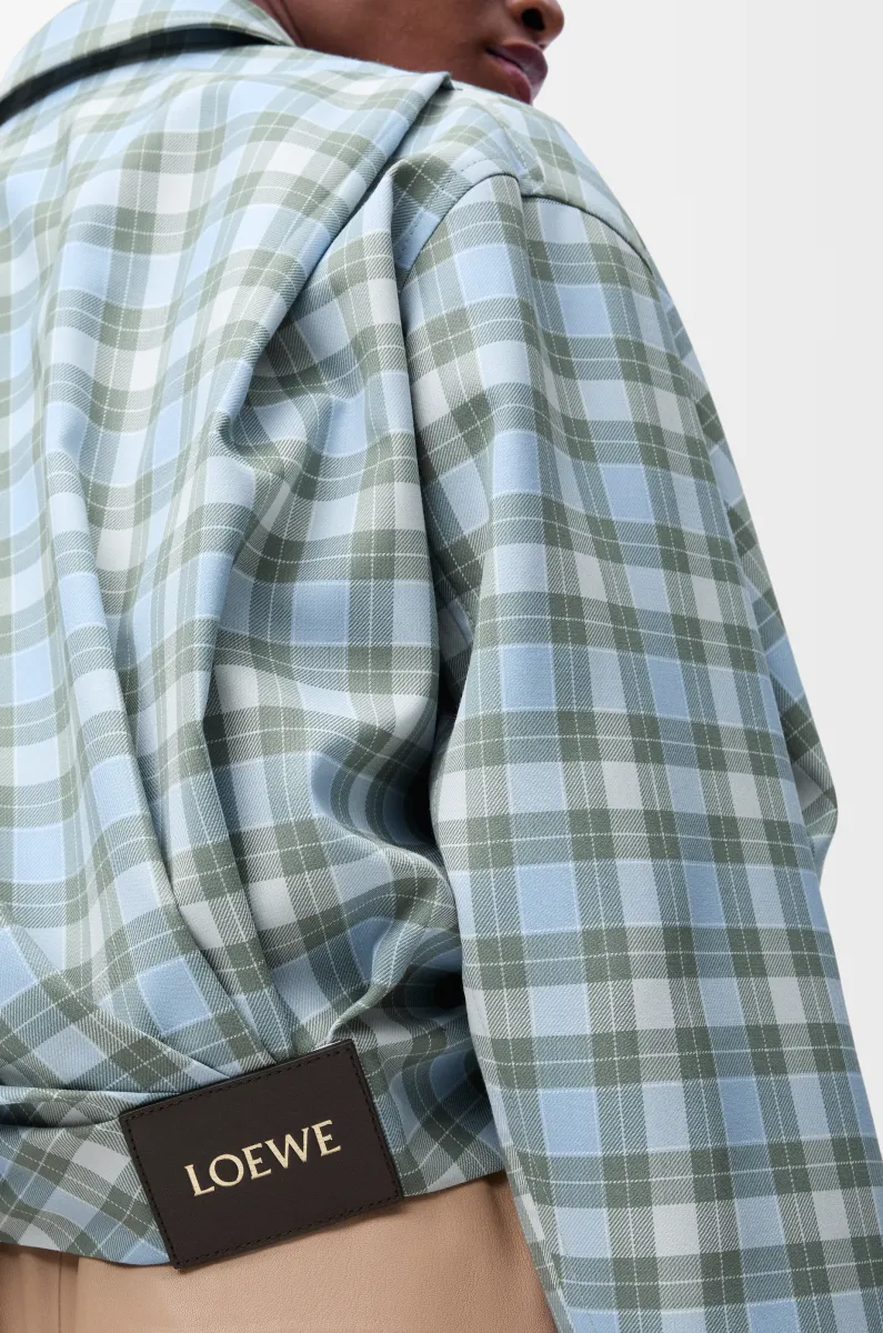 羊毛混纺垂坠夹克